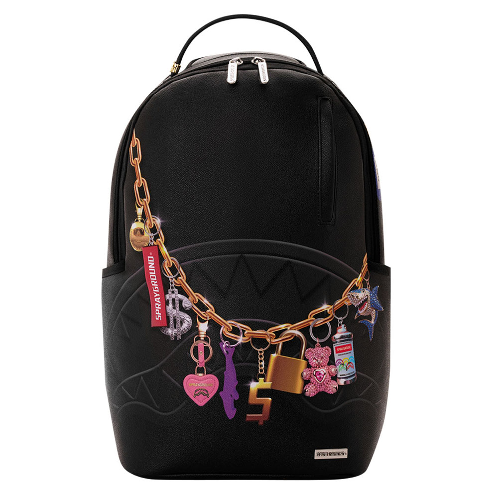 SPRAYGROUND Printed Hanging Stuff DLXSV Unisex Backpack - Μαύρο