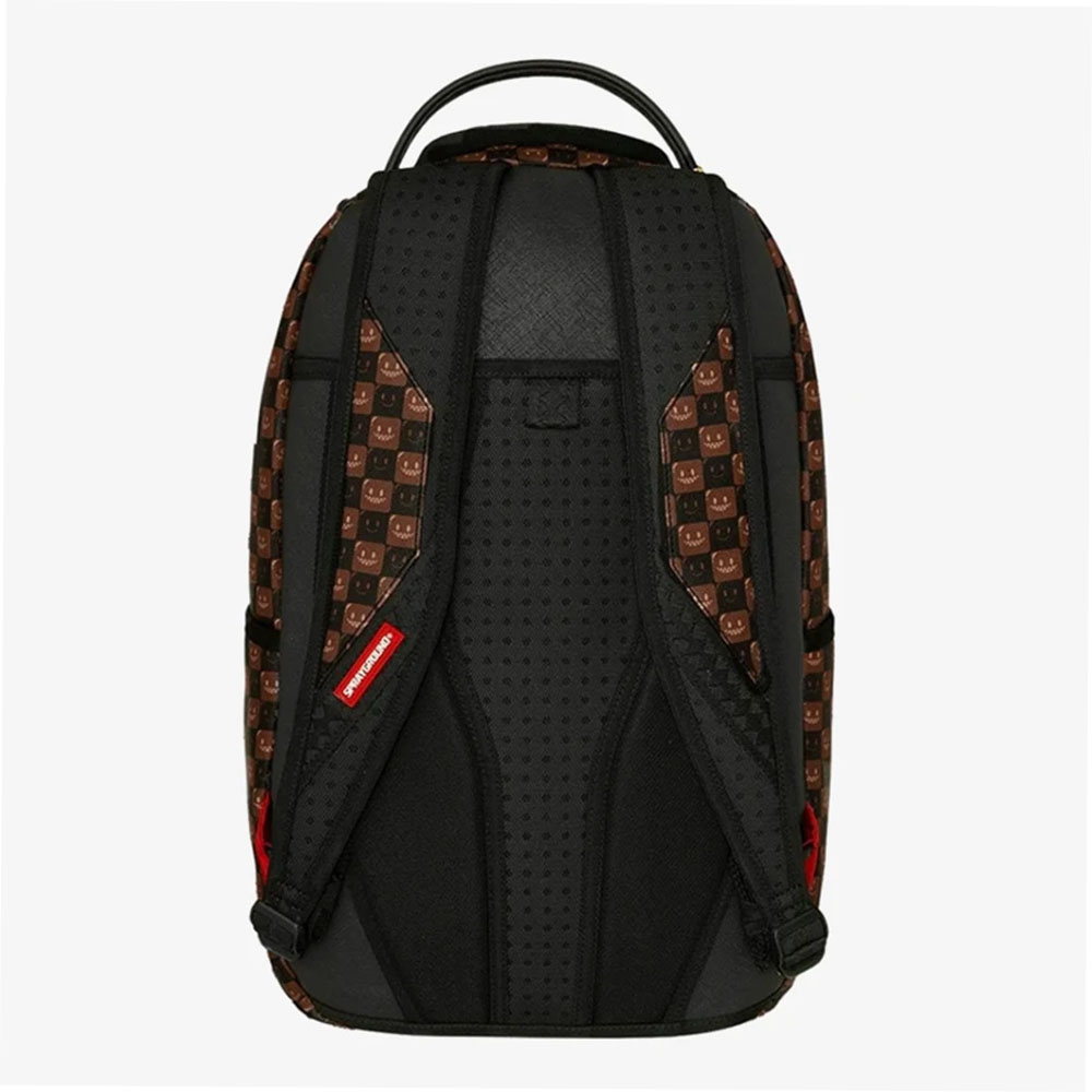 SPRAYGROUND Sharks In Paris Wtf Bubble Brown Check DLXSV Unisex Backpack - 2