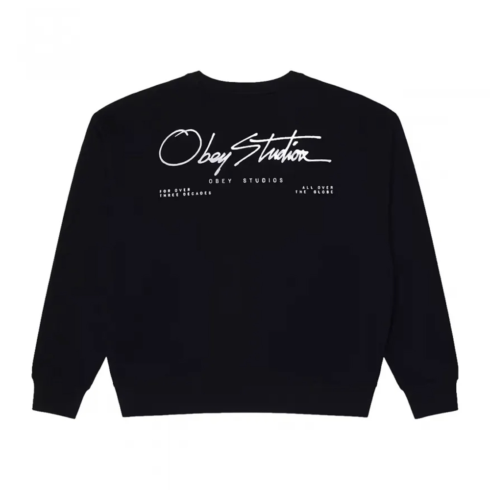 OBEY Autograph Crew Fleece Unisex Φούτερ - 2