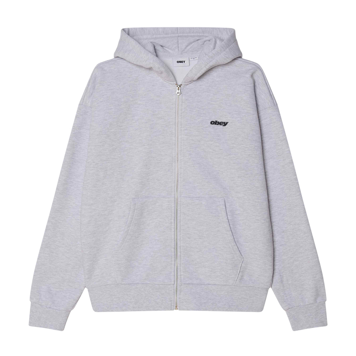 OBEY Gaze Extra Heavy Zip Hood Ανδρική Ζακέτα Με Κουκούλα - Γκρι