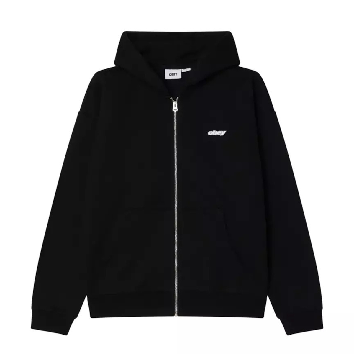 OBEY Gaze Extra Heavy Zip Hood Ανδρική Ζακέτα Με Κουκούλα - Μαύρο