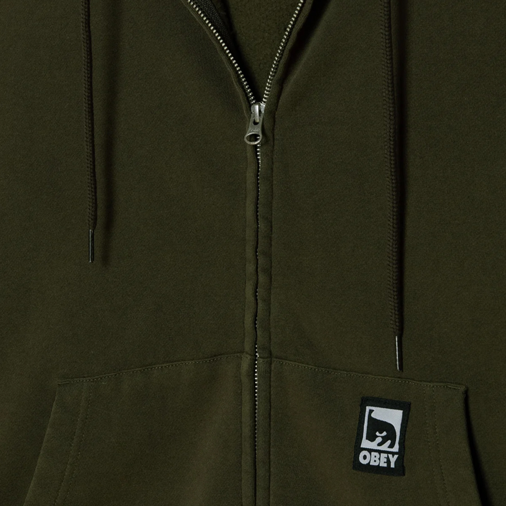 OBEY Post Zip Hood Unisex Ζακέτα με κουκούλα - 3