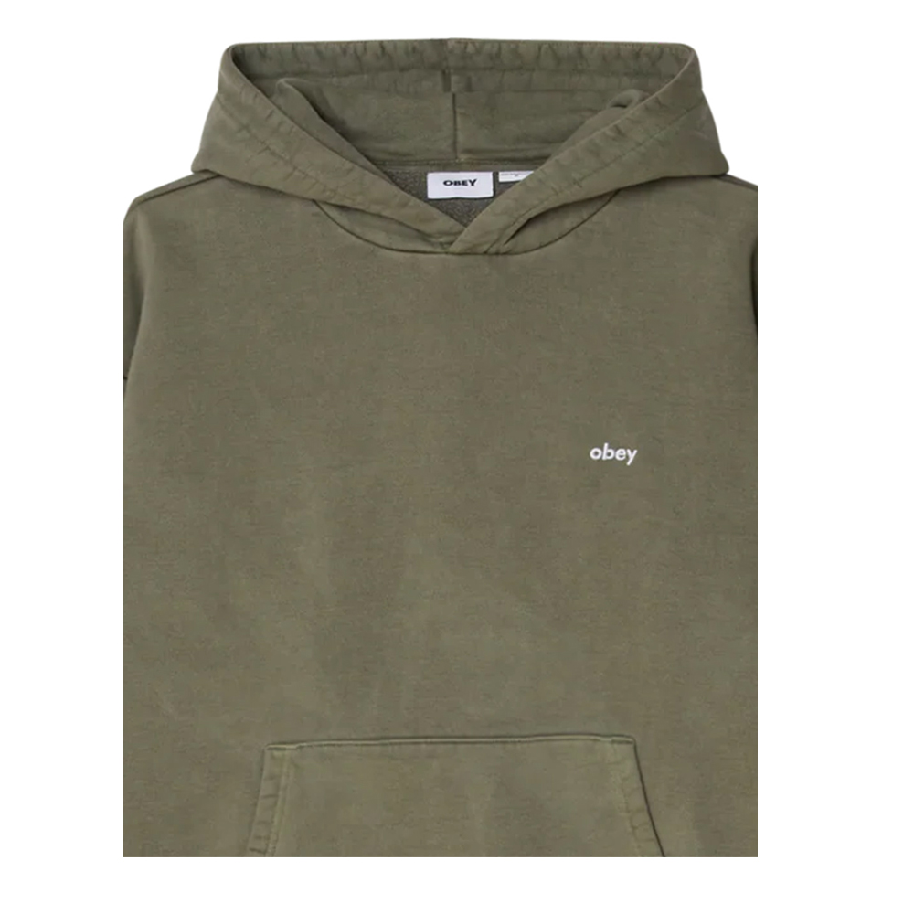 OBEY Lowercase Pigment Hood Fleece Ανδρικό Φούτερ με κουκούλα - 3