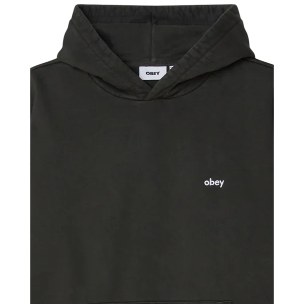OBEY Lowercase Pigment Hood Fleece Ανδρικό Φούτερ με κουκούλα - 3