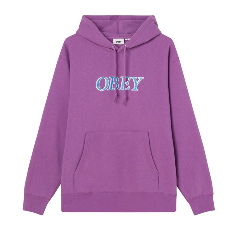 OBEY Rhythm Hoodie Ανδρικό Φούτερ με κουκούλα - Μωβ