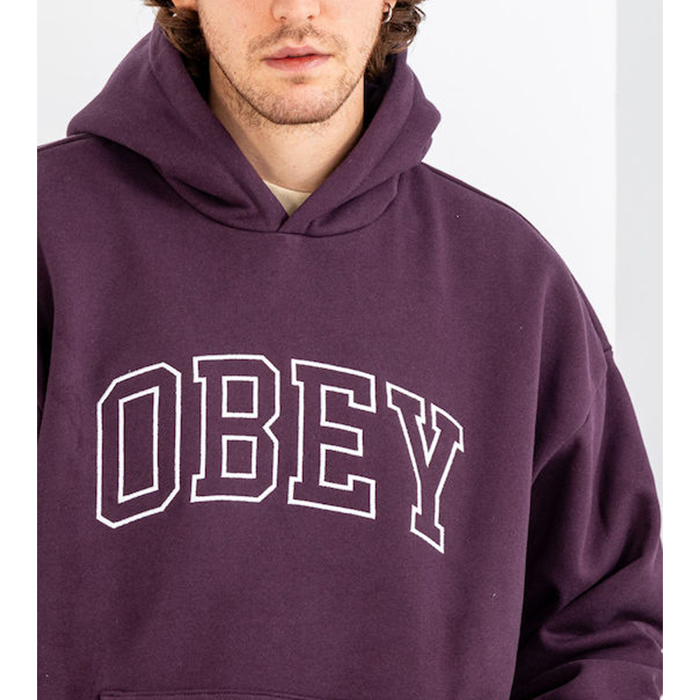 OBEY Collegiate Extra Heavy II Fleece Hoodie Ανδρικό Φούτερ με κουκούλα - 3