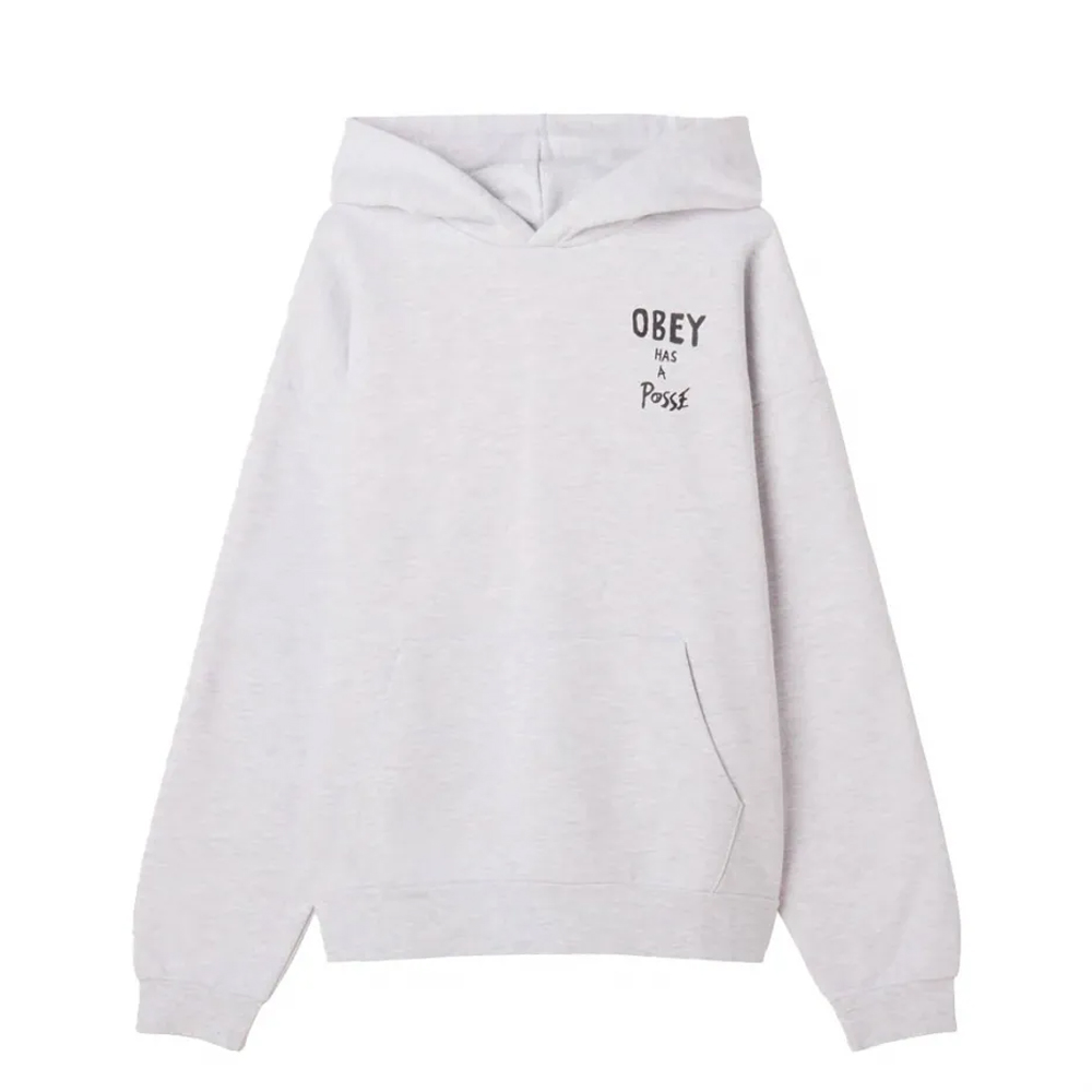 OBEY Posse Extra Heavy Hoodie Ανδρικό Φούτερ με κουκούλα - Γκρι