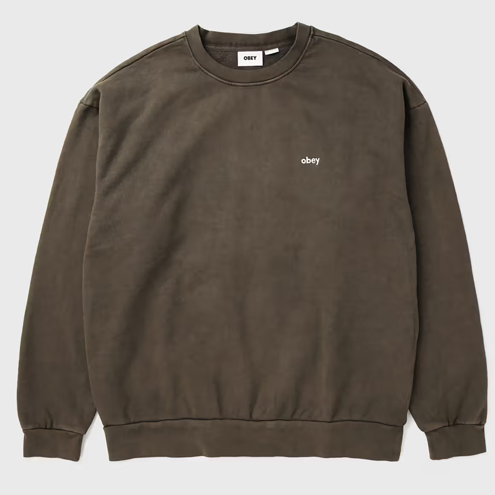 OBEY Lowercase Pigment Crew Unisex Φούτερ - 3