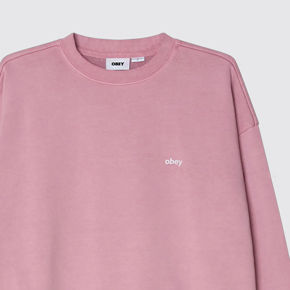 OBEY Lowercase Pigment Crew Unisex Φούτερ  - 3