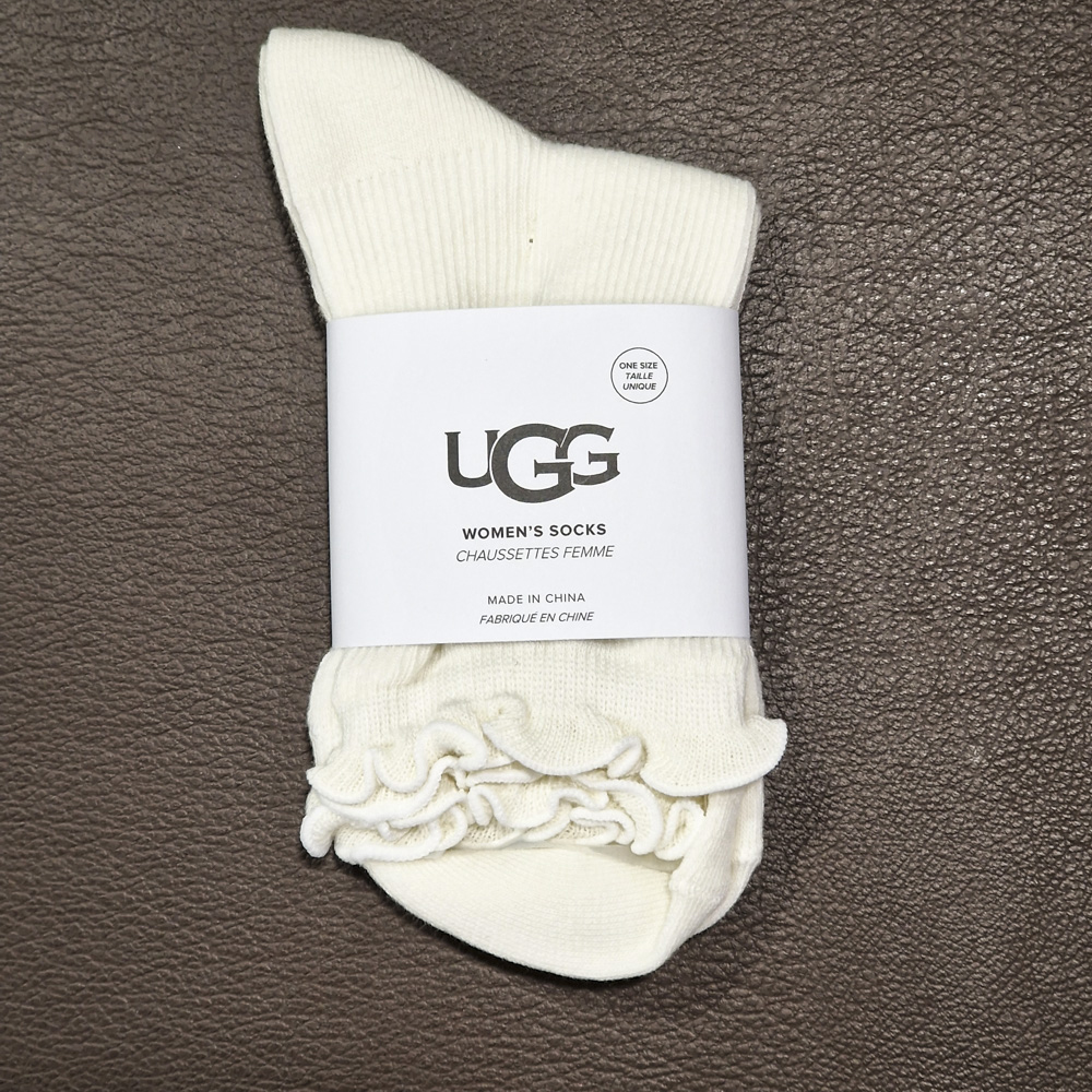 UGG Karsyn Lettuce Edge Sock Γυναικείες Κάλτσες - 3