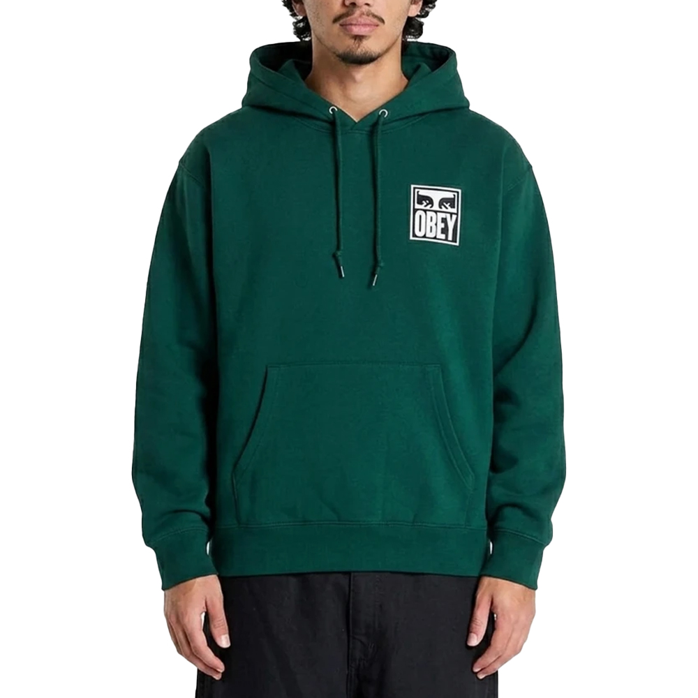 OBEY Eyes Icon Hoodie Unisex Φούτερ με κουκούλα - Πράσινο