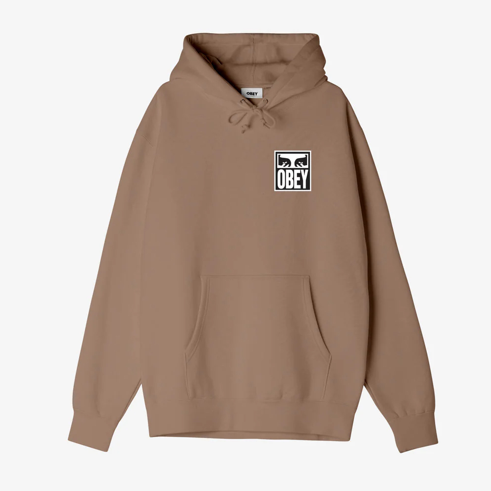 OBEY Eyes Icon Hoodie Unisex Φούτερ με κουκούλα - Μπεζ