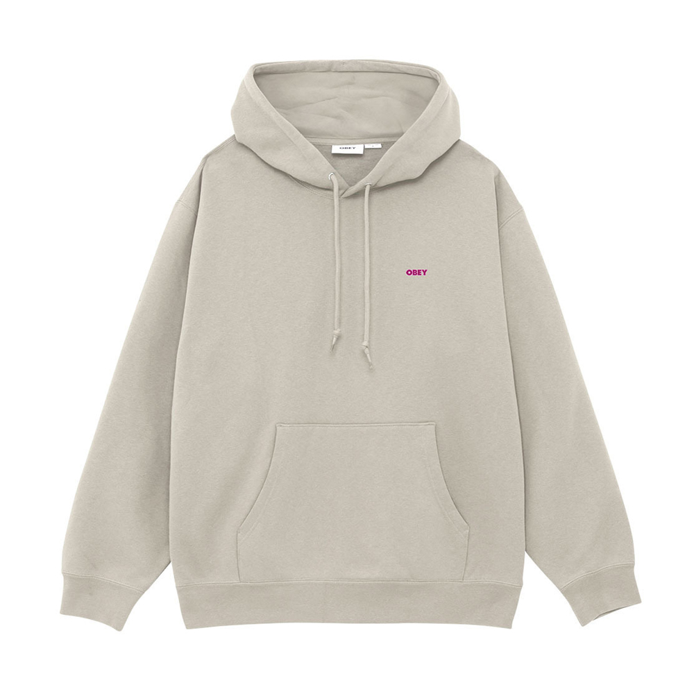 OBEY Art Studio Flowers Fleece Ανδρικό Φούτερ με κουκούλα - Μπεζ