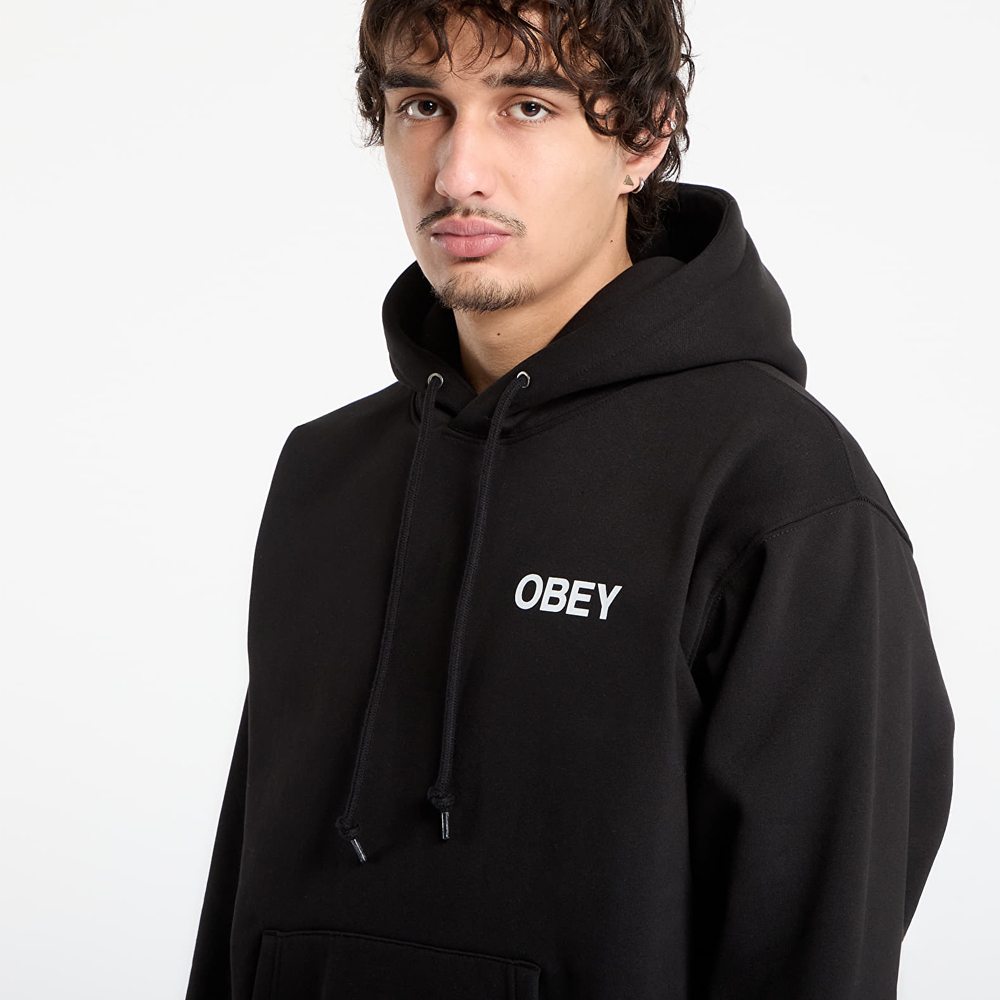 OBEY Doberman Fleece Ανδρικό Φούτερ με κουκούλα - 3