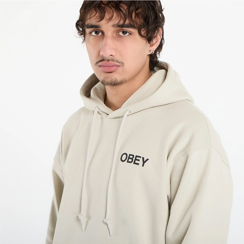 OBEY Doberman Fleece Ανδρικό Φούτερ με κουκούλα - 3
