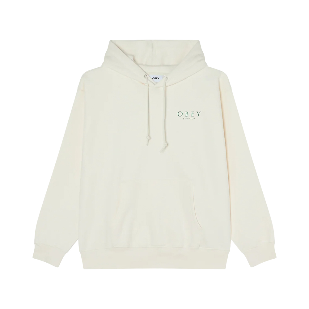 OBEY Flores Robus Unisex Φούτερ με κουκούλα - Κρεμ