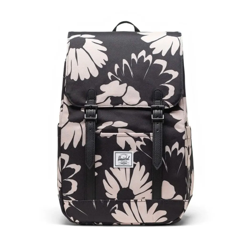 HERSCHEL Retreat™ Small Unisex Backpack - Μαύρο-Λευκό