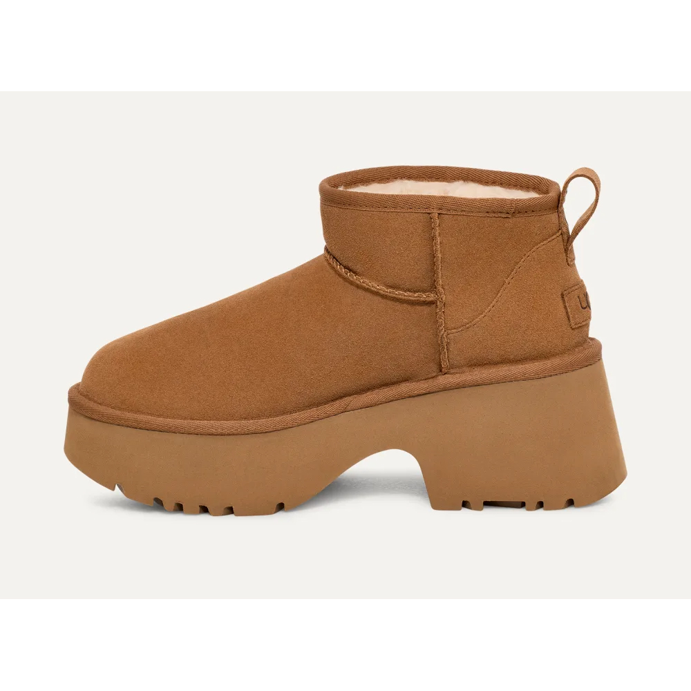 UGG Classic Ultra Mini New Heights Boots Γυναικεία Μποτάκια - 4