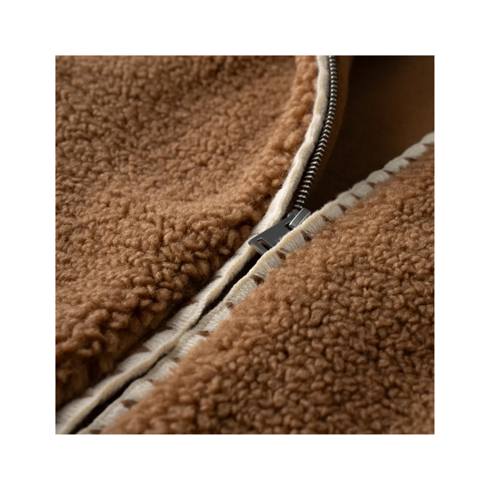 UGG Nikia Crochet UggFluff Jacket Γυναικείο Γούνινο Μπουφάν - 4