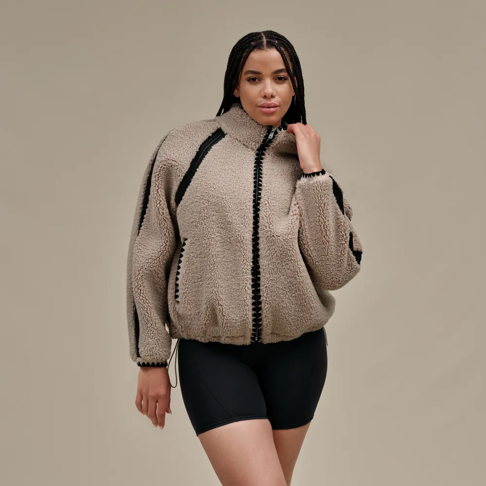 UGG Nikia Crochet UggFluff Jacket Γυναικείο Γούνινο Μπουφάν - 2