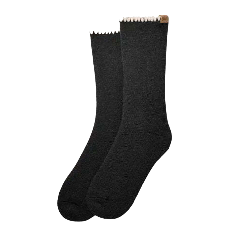UGG Women's Marleny Whipstitch Crew Socks Γυναικείες Κάλτσες - Μαύρο