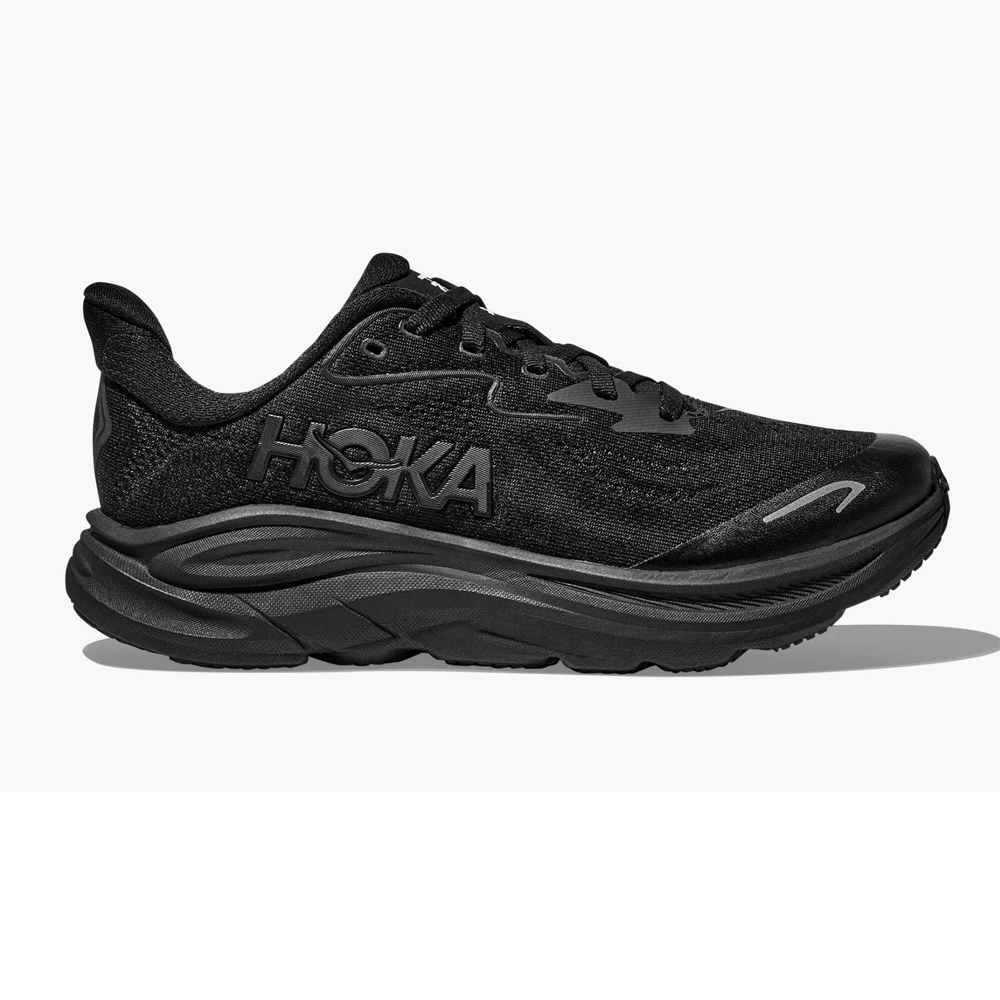 HOKA Clifton 10 Big Kids Παιδικά Παπούτσια Για Τρέξιμο - Μαύρο