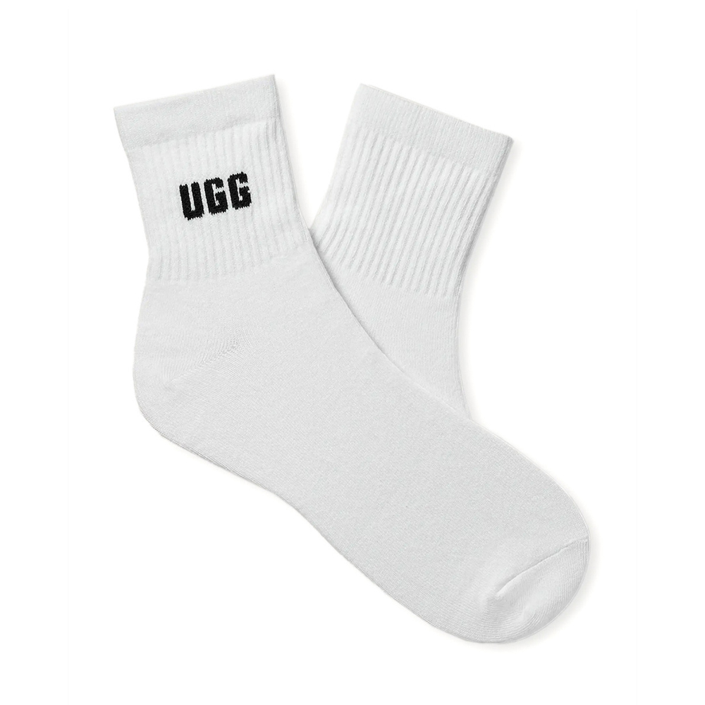 UGG Women's Quinlin Logo Quarter 2Pack Socks Γυναικείες Κάλτσες - 2