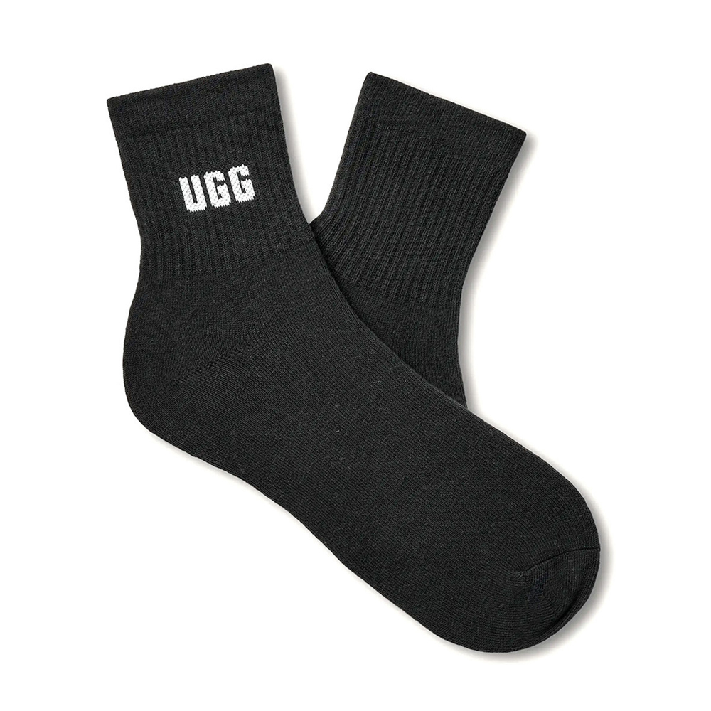 UGG Women's Quinlin Logo Quarter 2Pack Socks Γυναικείες Κάλτσες - 3