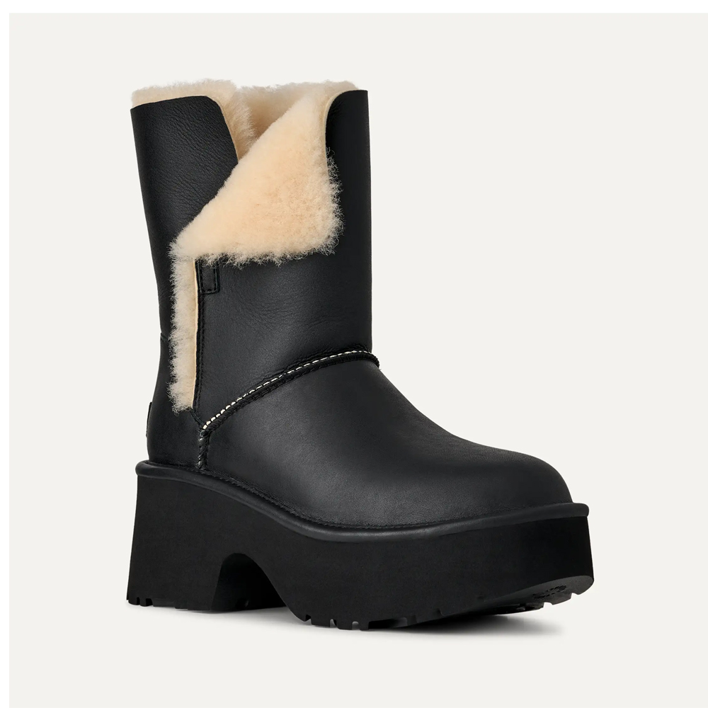 UGG Classic Esmee Leather Boot Γυναικείες Μπότες - 3