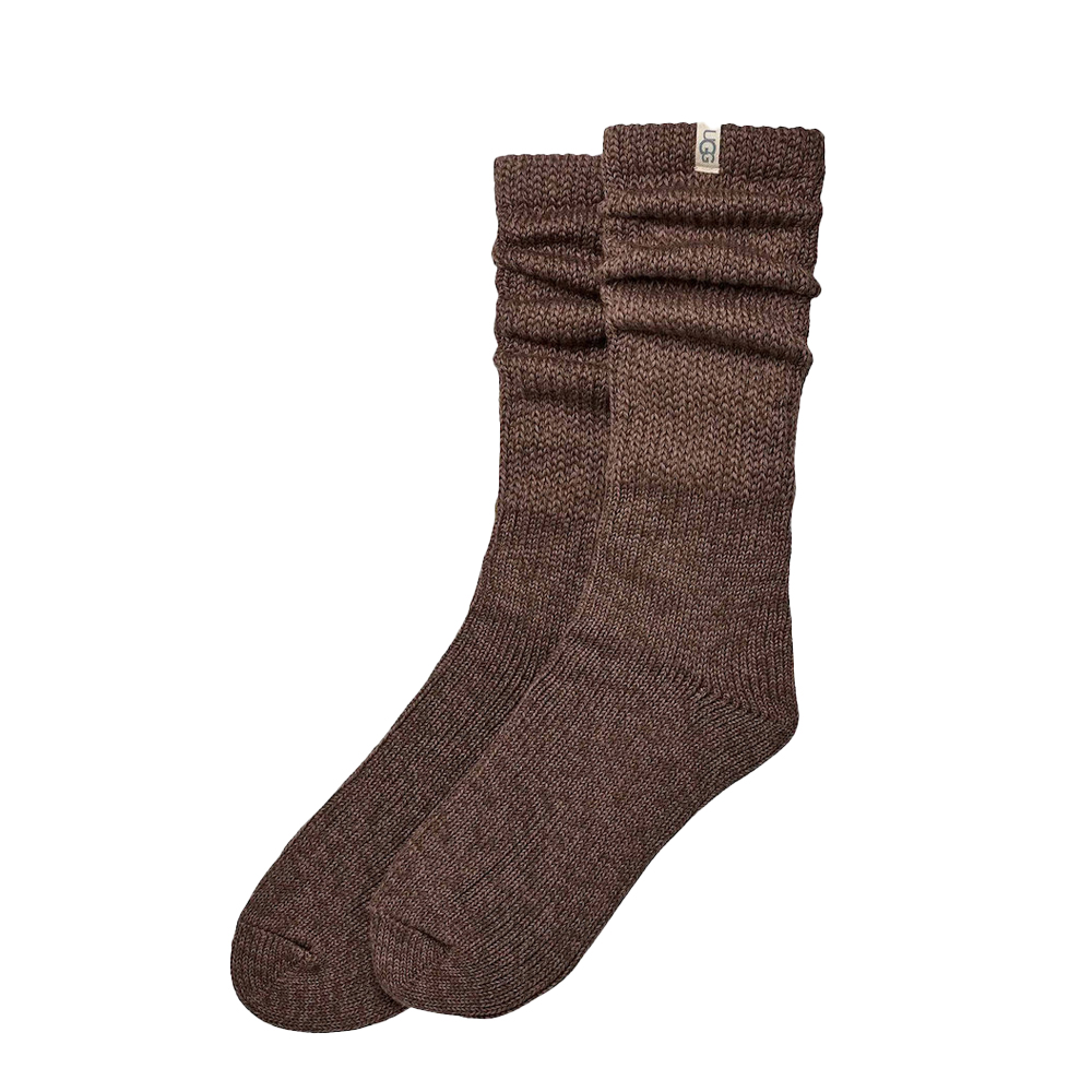 UGG Women's Tyla Slouchy Crew II Socks Γυναικείες Κάλτσες - Καφέ