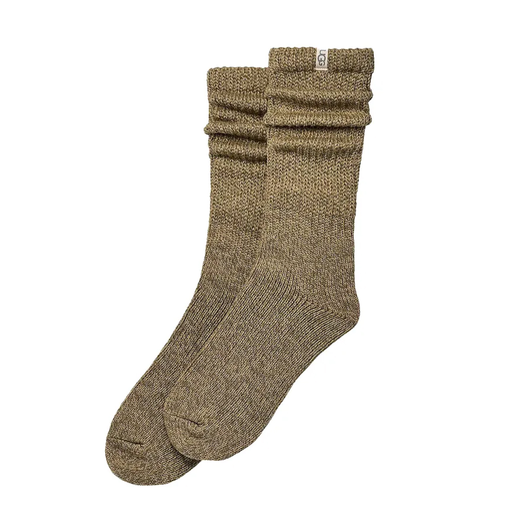 UGG Women's Tyla Slouchy Crew II Socks Γυναικείες Κάλτσες - Χακί