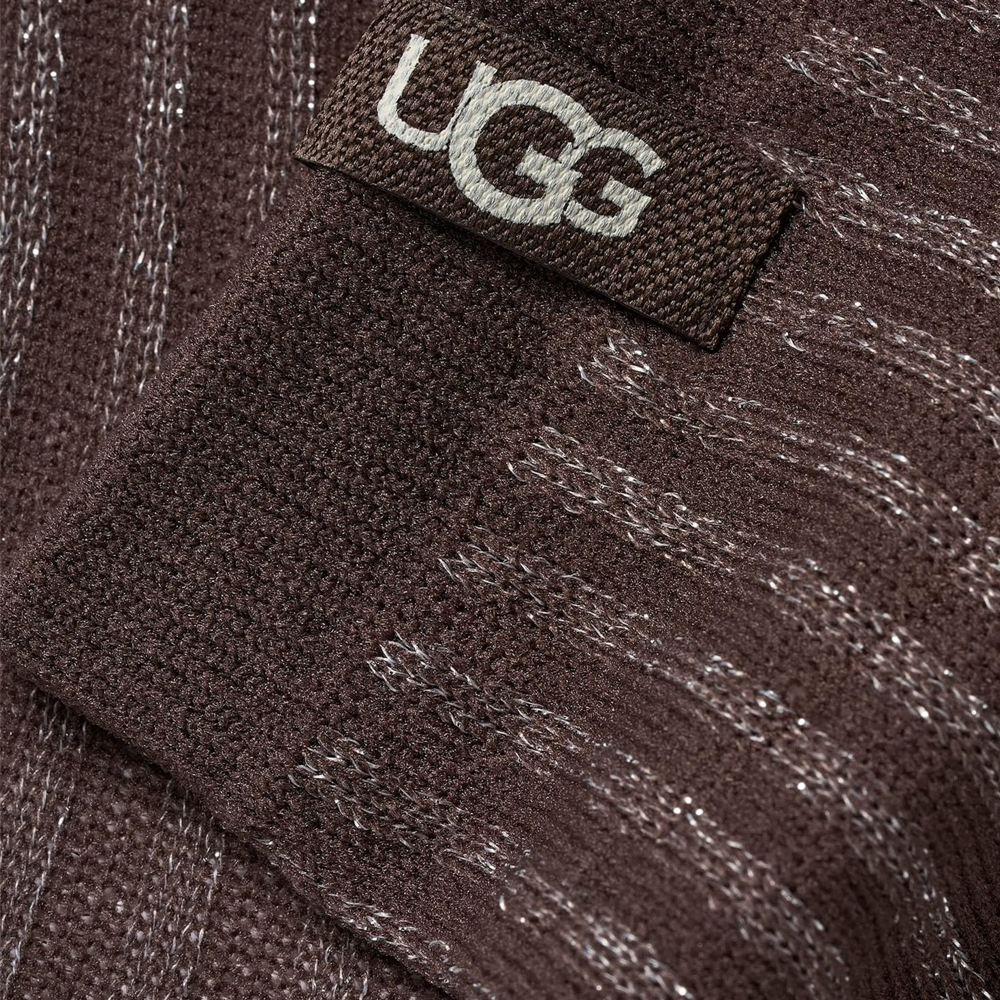 UGG Plora Shimmer Quarter Γυναικείες Κάλτσες - 3