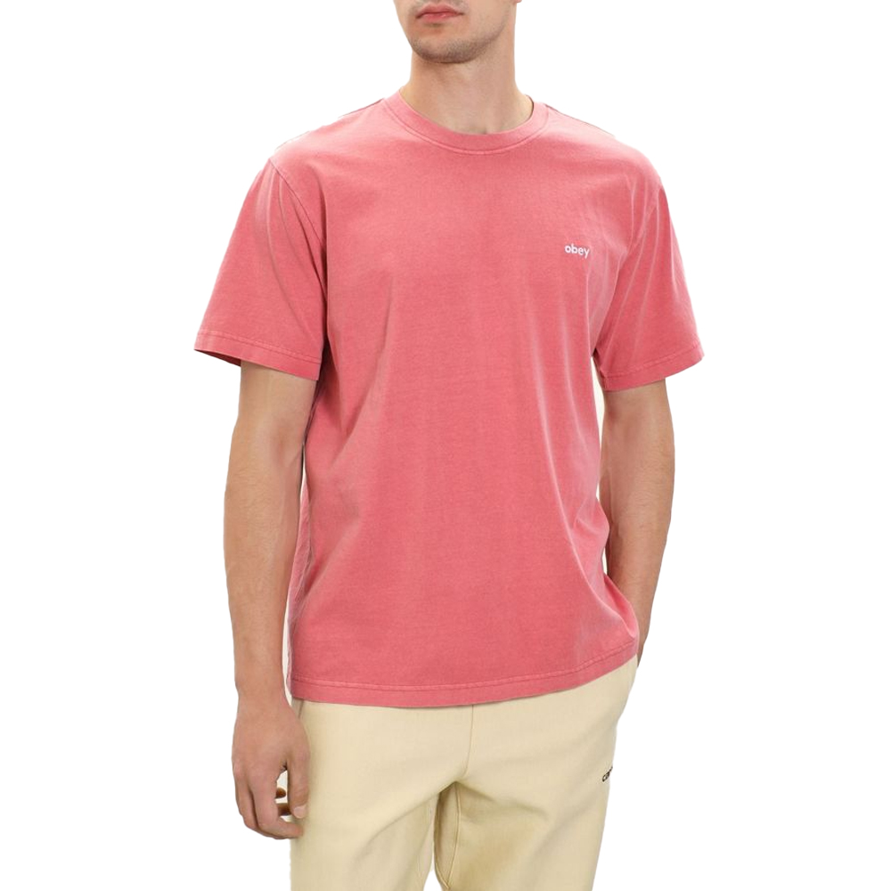 OBEY Lowercase Pigment Tee Short Sleeve Ανδρικό T-Shirt - 1