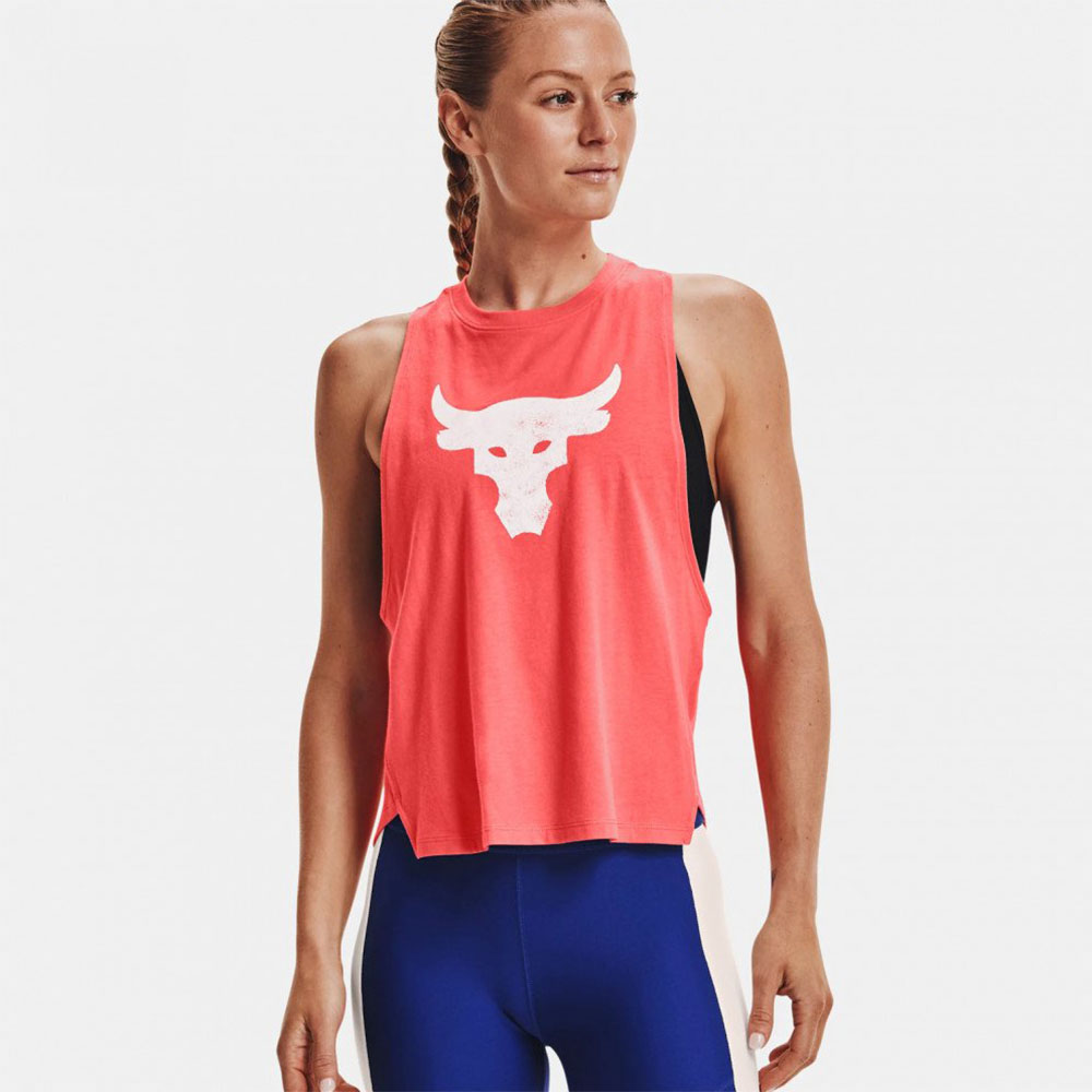 UNDER ARMOUR Women's Project Rock Bull Tank Γυναικεία Αμάνικη Μπλούζα - 2
