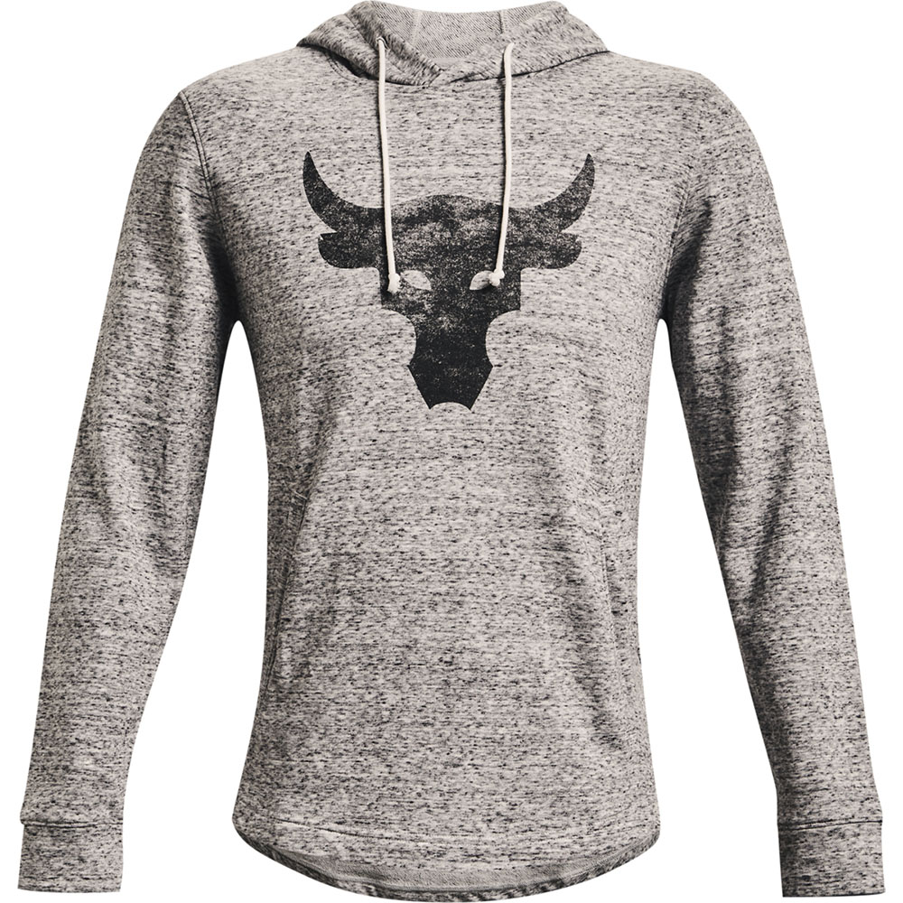 UNDER ARMOUR Men's Project Rock Terry Hoodie Ανδρικό Φούτερ - 4