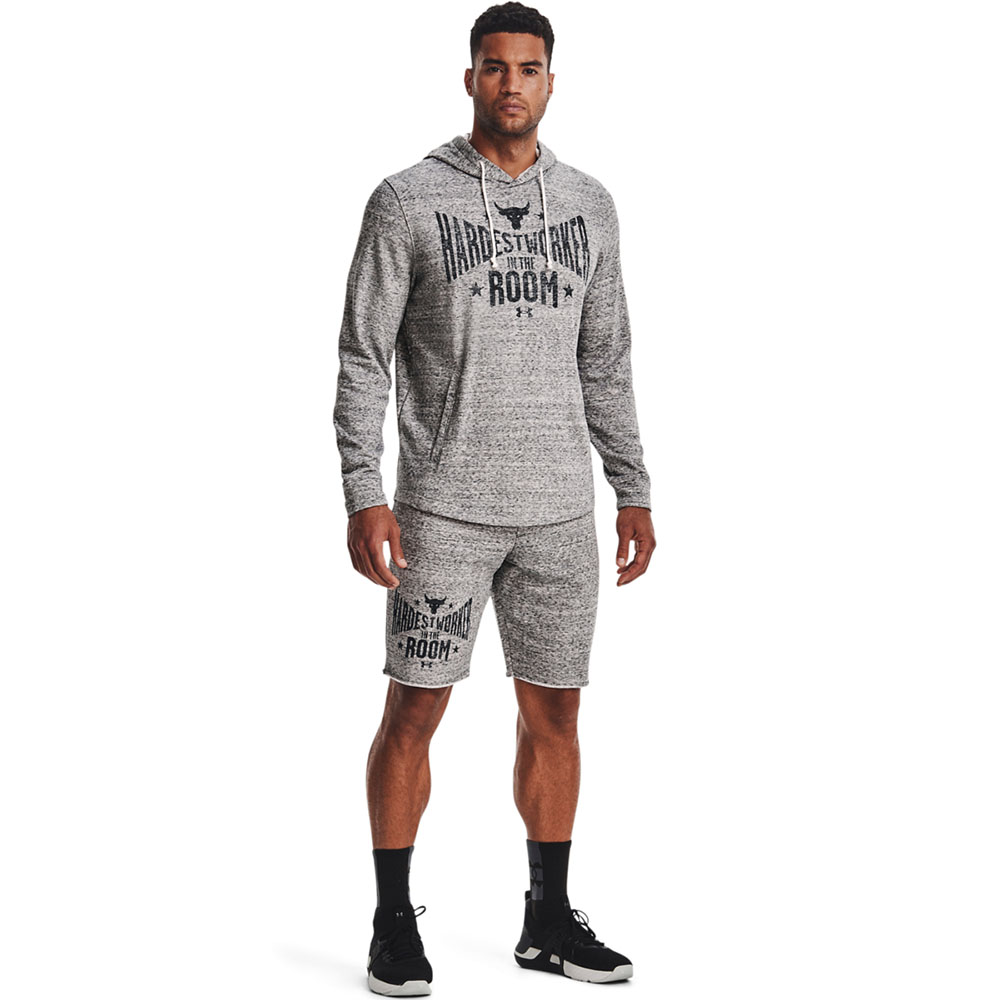UNDER ARMOUR Men's Project Rock Terry Hoodie Ανδρικό Φούτερ - 3
