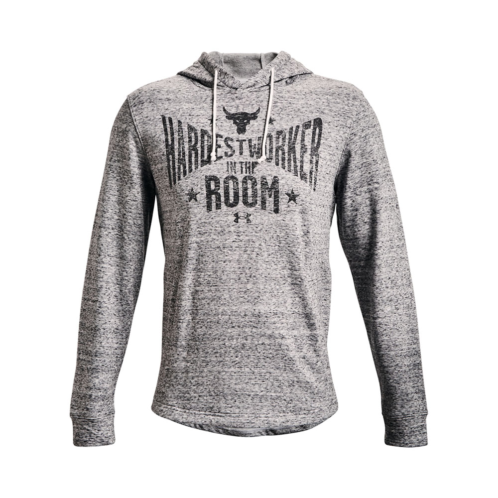 UNDER ARMOUR Men's Project Rock Terry Hoodie Ανδρικό Φούτερ - 5