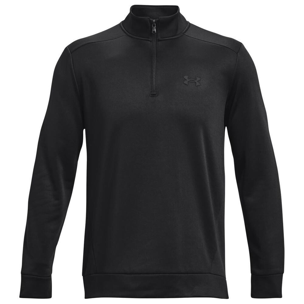 UNDER ARMOUR Fleece 1/4 Zip Ανδρική Αθλητική Μακρυμάνικη Μπλούζα - Μαύρο