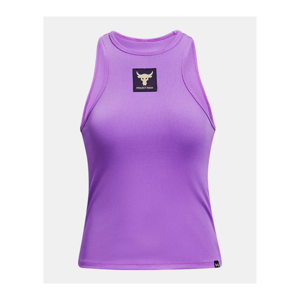 UNDER ARMOUR Women's Project Rock Ribbed Tank Tee Γυναικεία Αμάνικη Μπλούζα - 4