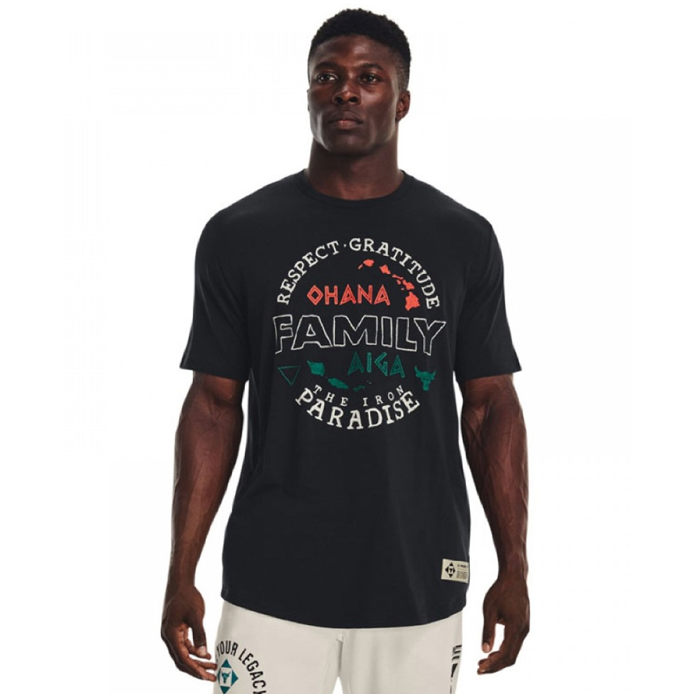UNDER ARMOUR Men's Project Rock Family Short Sleeve Tee Ανδρικό T-Shirt - 1
