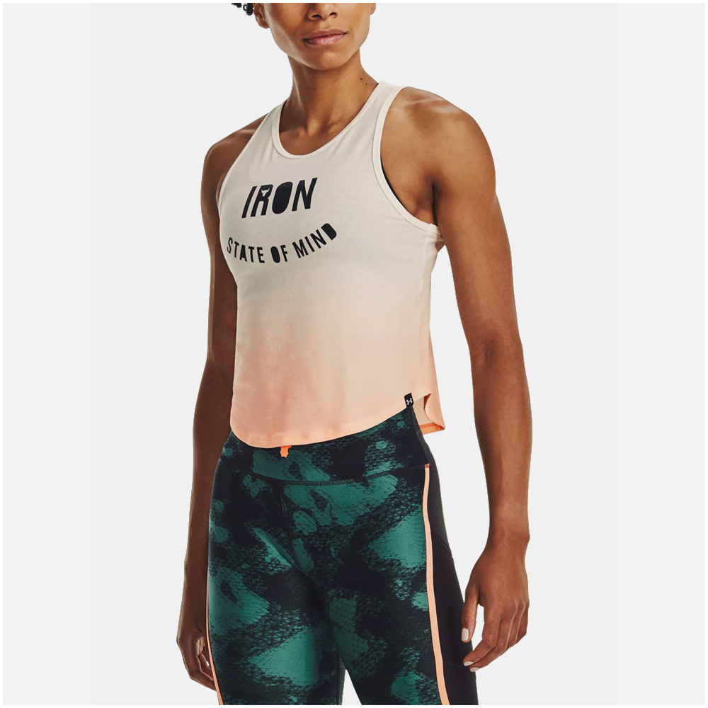 UNDER ARMOUR Women's Project Rock State Of Mind Tank Γυναικεία Αμάνικη Μπλούζα - 1