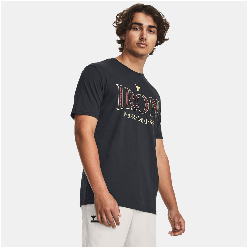 UNDER ARMOUR Men's Project Rock Iron Short Sleeve Tee Ανδρικό - 1