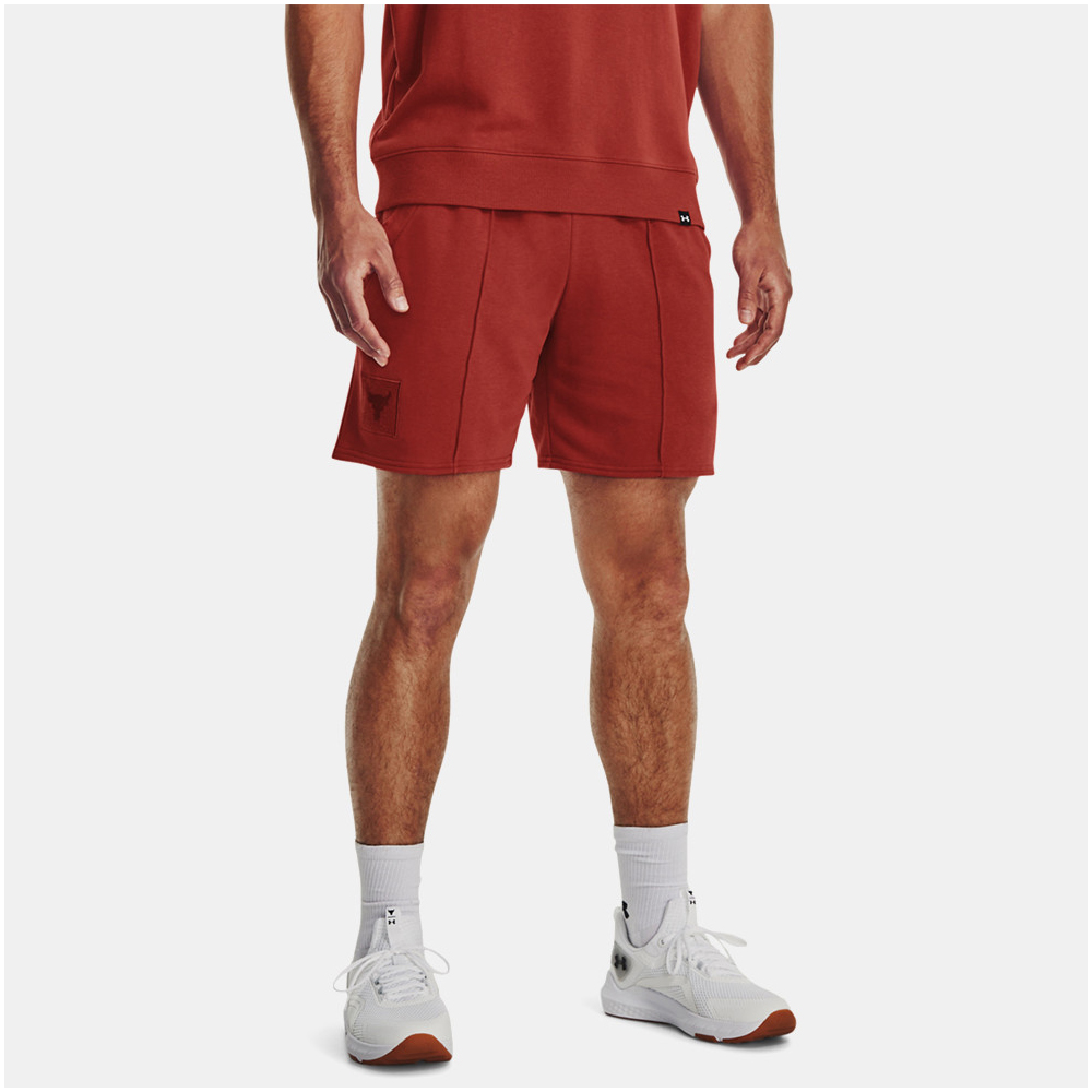 UNDER ARMOUR Men's Project Rock Terry Gym Men's Shorts Ανδρικό Σορτς - Κόκκινο