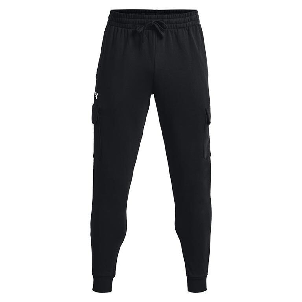 UNDER ARMOUR UA Rival Fleece Cargo Jogger Ανδρικό Παντελόνι Φόρμας - Μαύρο