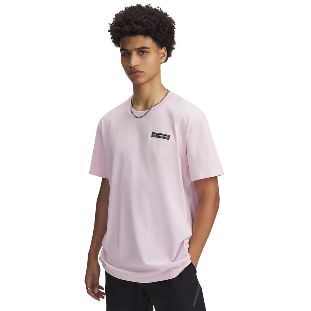 UNDER ARMOUR Label Ανδρικό T-Shirt  - Ροζ