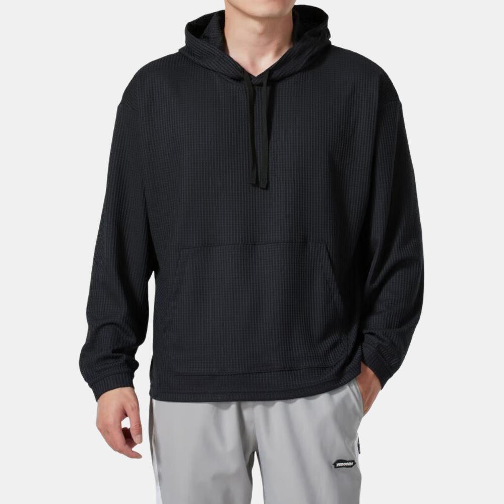 UNDER ARMOUR UA Rival Waffle Hoodie Ανδρικό Φούτερ Με Κουκούλα - 3
