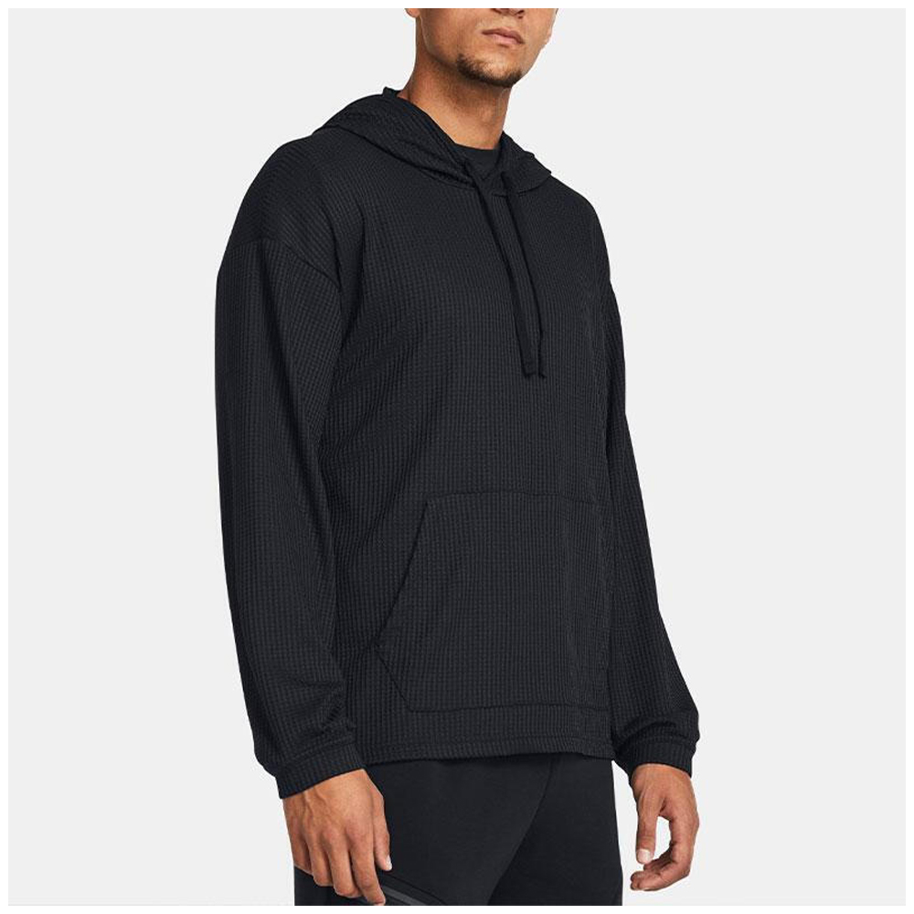 UNDER ARMOUR UA Rival Waffle Hoodie Ανδρικό Φούτερ Με Κουκούλα - 4