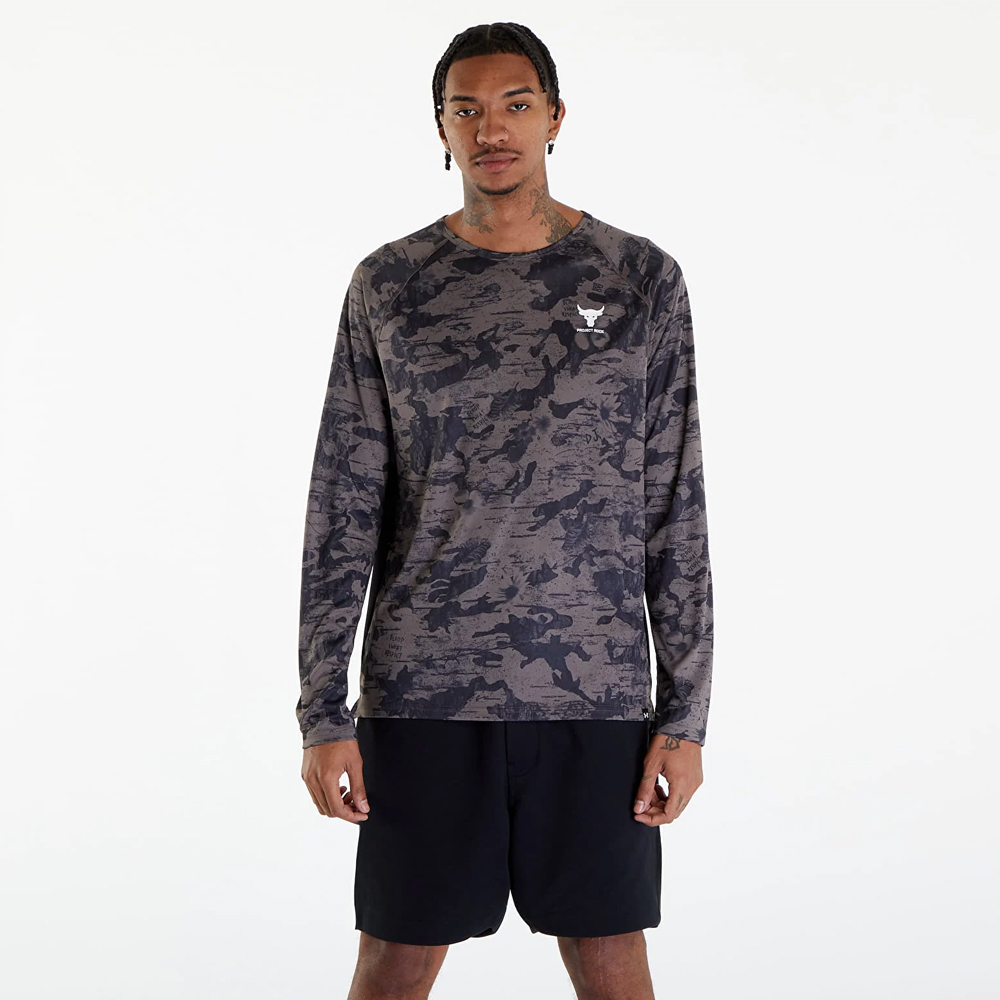 UNDER ARMOUR Project Rock Isochill Long Sleeve T-Shirt - Γκρι