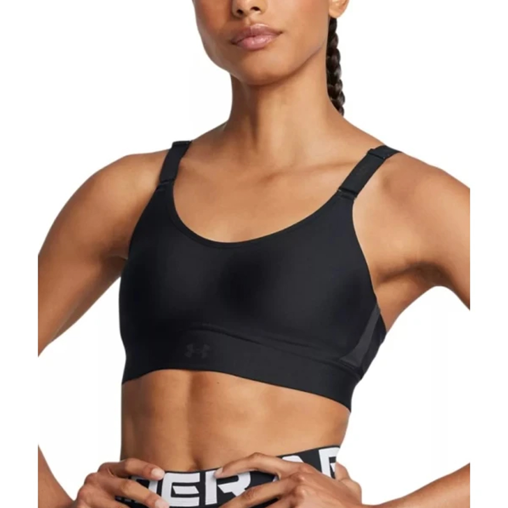 UNDER ARMOUR Infinity Mid 2.0 Bra Γυναικείο Μπουστάκι - Μαύρο