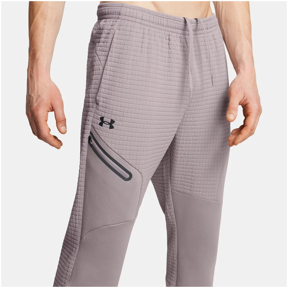 UNDER ARMOUR Unstoppable Flc Txtr Grid Jogger Ανδρικό Παντελόνι Φόρμας - 3